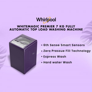 Whirlpool 7kg Fully Automatic Top Load Washing Machine - Dark Purple