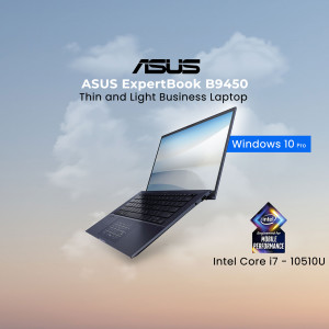 ASUS ExpertBook B9450 Thin and Light Business Laptop with Windows 10 Pro and Intel Core i7