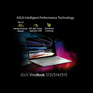 ASUS VivoBook S13/S14/S15 laptop with performance boost graphic