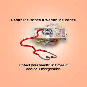 Health insurance and Indian currency with a stethoscope