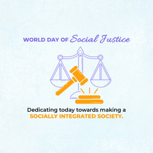 Scales of justice with a gavel, representing World Day of Social Justice