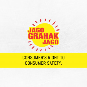 Jago Grahak Jago logo with a yellow sun and text promoting consumer rights