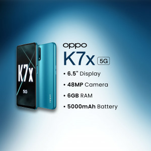 Oppo K7x 5G smartphone with key specifications
