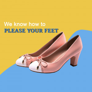 Pair of pink and white heels with bow detail