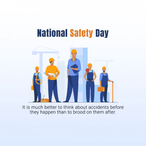 Illustration depicting construction workers for National Safety Day