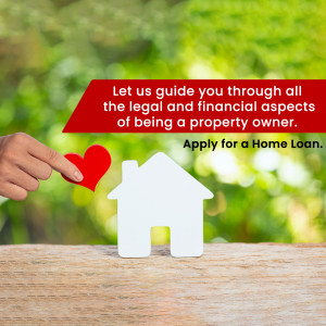 Image depicting guidance for legal and financial aspects of homeownership with a hand pointing towards a heart and a house.