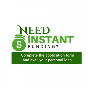 Image promoting instant funding and personal loans