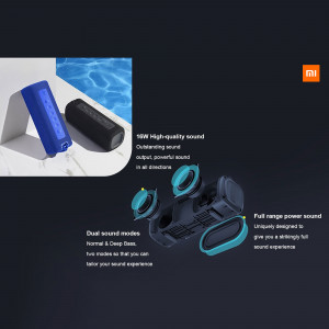 Xiaomi portable Bluetooth speaker with detailed features and specifications
