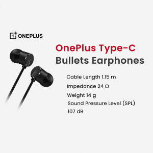 OnePlus Type-C Bullets Earphones product shot