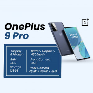 OnePlus 9 Pro smartphone with specifications