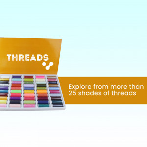 Image of a Threads box with a wide variety of colorful threads.