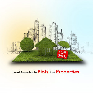 Illustration of a house with a 'For Sale' sign in front of a city skyline.