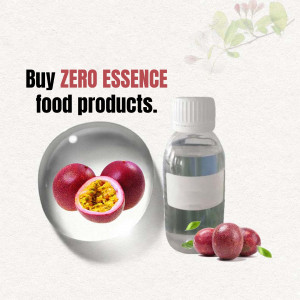 Image of Zero Essence food products with passion fruit flavor.