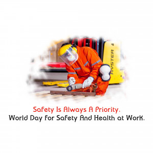 Worker in protective gear performing maintenance on industrial equipment