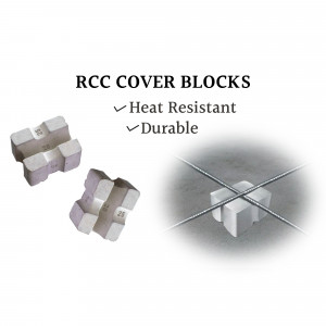 RCC Cover Blocks for concrete reinforcement