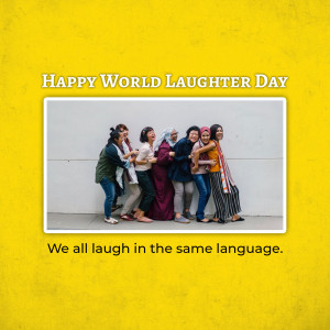 Group of women laughing together on World Laughter Day