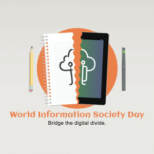 Image depicting a notebook and a tablet with a cloud illustration, symbolizing bridging the digital divide.