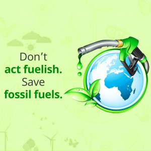 fossil fuels poster ideas for school project
