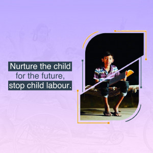 A boy sitting with a book, advocating against child labour.