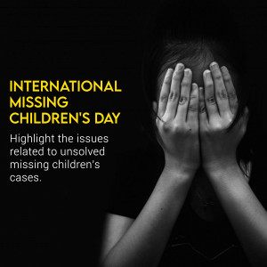 International Missing Children's Day Template