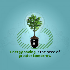 A lightbulb containing a growing tree, symbolizing energy saving and sustainability.