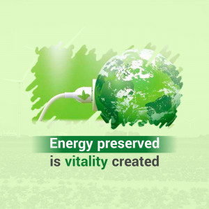 A green Earth with a plug connecting to it, symbolizing sustainable energy.