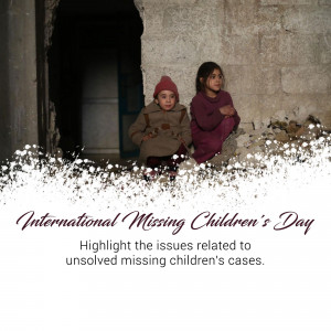 International Missing Children's Day Template