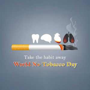 Illustration depicting the harmful effects of smoking on vital organs.