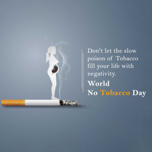 Silhouette of a pregnant woman with a cigarette representing the dangers of smoking during pregnancy.