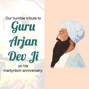 Illustration of Guru Arjan Dev Ji