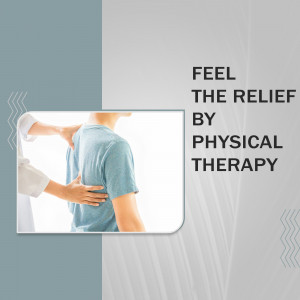 A person receiving physical therapy for back pain.