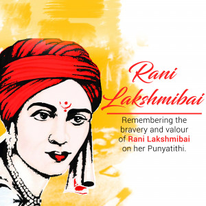 Portrait of Rani Lakshmibai, the Queen of Jhansi