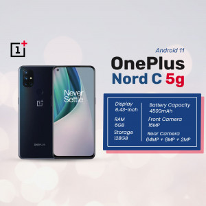 OnePlus Nord C 5g smartphone with specifications