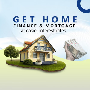Image depicting a house and money, promoting home finance and mortgage options.
