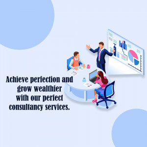 Team meeting with presentation and data analysis