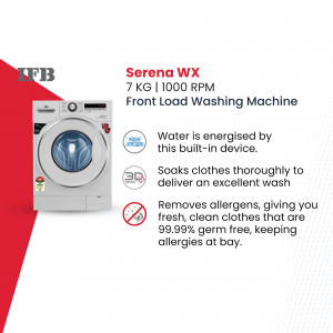 IFB Serena WX 7 KG Front Load Washing Machine with water energizing technology