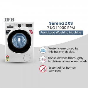 IFB Serena ZXS 7 KG 1000 RPM Front Load Washing Machine - Silver