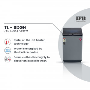 IFB TL-SDGH 7 KG Aqua 720 RPM Washing Machine with state-of-the-art heater technology