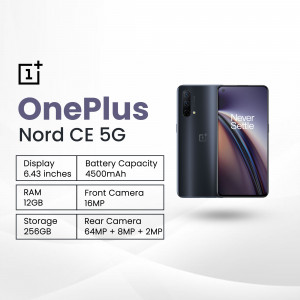 OnePlus Nord CE 5G phone with specifications