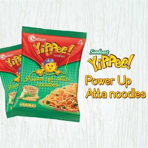 Sunfeast YiPPee! Power Up Atta Noodles Packaging Banner For Pinterest