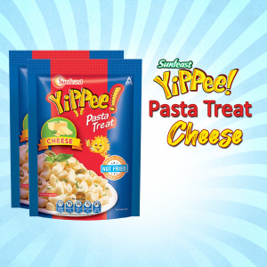 Yippee! Pasta Treat Cheese - Product Shot Marketing Image For Facebook