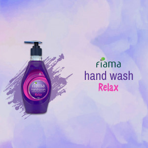 Fiama Hand Wash - Relax Creative Design For LinkedIn