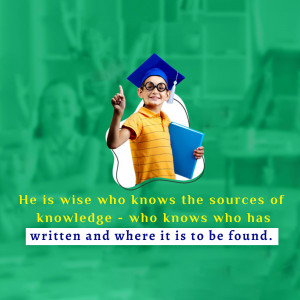 Young Scholar Business Poster For Twitter