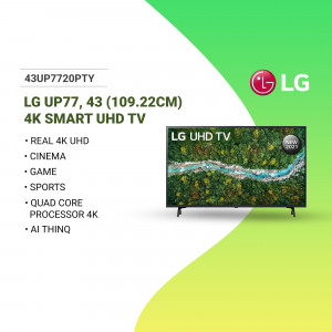 LG 43UP7720PTY 4K Smart UHD TV product image