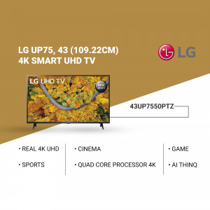 LG 43UP7550PTZ 4K UHD Smart TV product shot