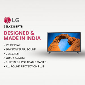 LG 32 inch Smart TV with IPS Display