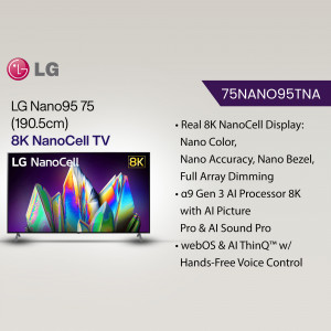 LG 75NANO95TNA 8K NanoCell TV product shot