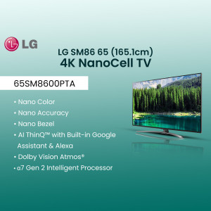 LG 65SM8600PTA 4K NanoCell TV product image