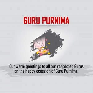 Guru Purnima festival greeting with a hand holding a lamp