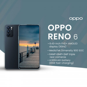 OPPO Reno 6 smartphone with specifications